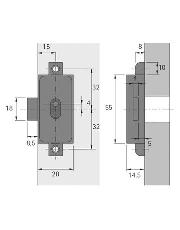 HETTICH Drehstangenschloss - Hettich - 3