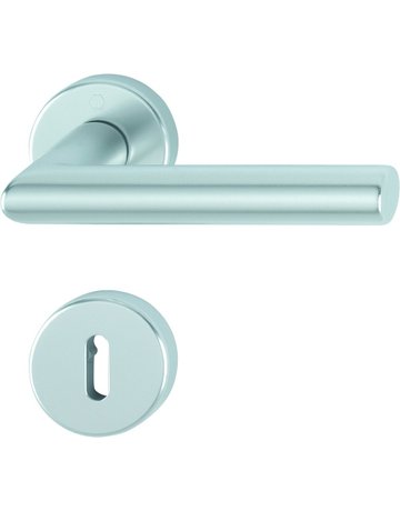 Drücker-Rosettengarnitur Amsterdam BB 8 mm 1400/42KV/42KVS Alu F1 - HOPPE - 1