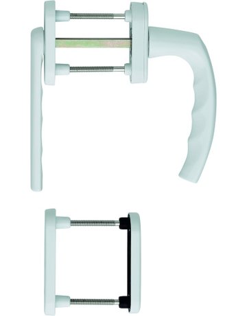 HOPPE® Fenstertürgriffgarnitur Atlanta 0990KH/66N/U26, Aluminium - HOPPE - 1