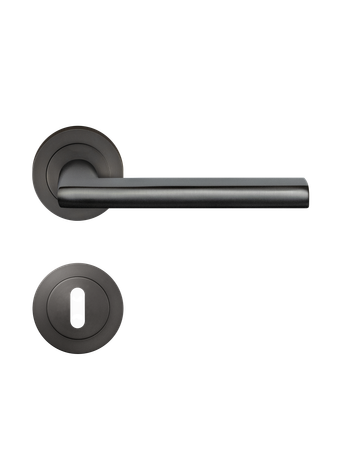 Drücker-Rosettengarnitur Montana ER54 BB Titan grau TS 38-47mm - Karcher Design - 1
