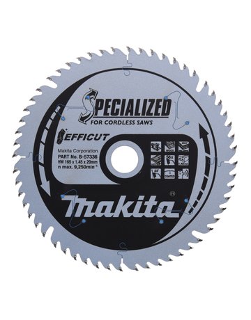 HW Sägeblatt 165 x 20 mm Z=56 - Makita - 1