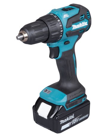Akku-Schlagbohrschrauber 18V / 3,0 Ah 2 Akkus/Ladegerät/74-tlg.Zubehör-Set - Makita - 1