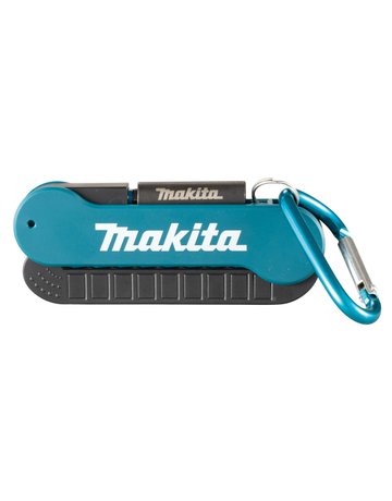 Impact BLACK Bit-Set 10 teilig ausklappbar mit Karabinerhaken - Makita - 1