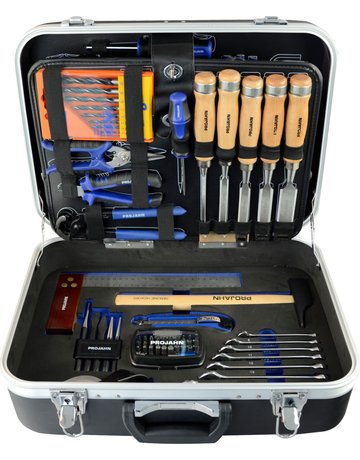 Projahn Schreinerwerkzeugkoffer 92-tlg. 1/4" ABS - 2