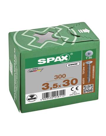 SPAX, Universalschraube, Flachrückwandkopf, T-Star, 4CUT, Gehärtet, gleitbeschichtet - SPAX - 4