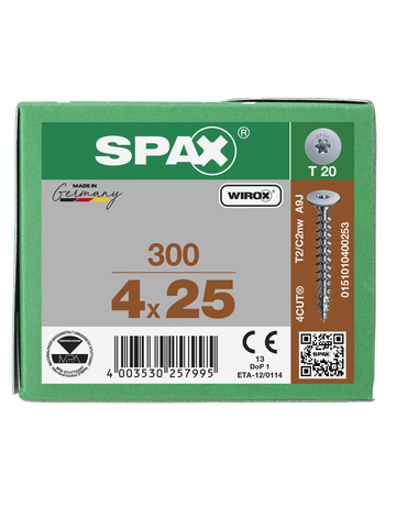 SPAX, Rückwandschraube ohne Linse, T-Star plus, WIROX - SPAX - 6