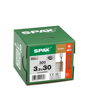 SPAX Rückwandkopf T-STAR plus T10 VG BLAX ohne Linse - SPAX - 3