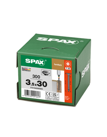 SPAX Rückwandkopf T-STAR plus T10 VG BLAX ohne Linse - SPAX - 4