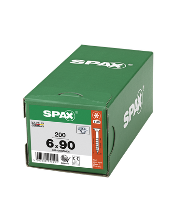 SPAX, Universalschraube, Senkkopf, T-STAR plus, Teilgewinde, 4CUT, WIROX - SPAX - 5