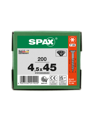 SPAX Senkmultikopf T-STAR plus T20 TG Ø 6x 90 mm - SPAX - 5