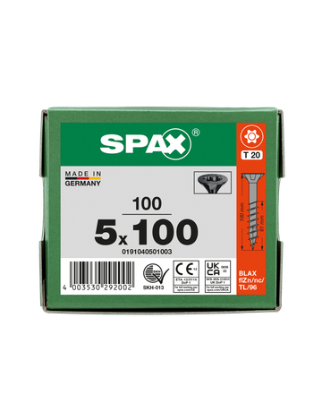 SPAX Senkmultikopf T-STAR plus T20 TG Ø 6x 120 mm - SPAX - 5