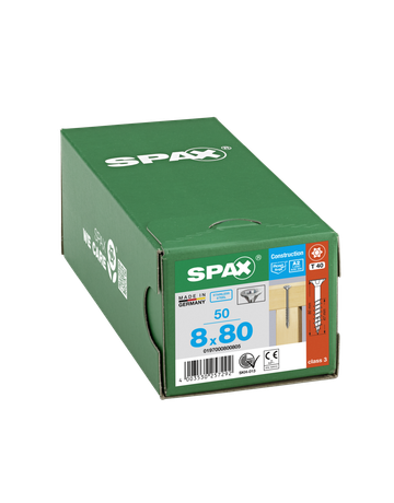 SPAX, Universalschraube, Senkkopf, T-Star, 4Cut, gleitbeschichtet - SPAX - 5