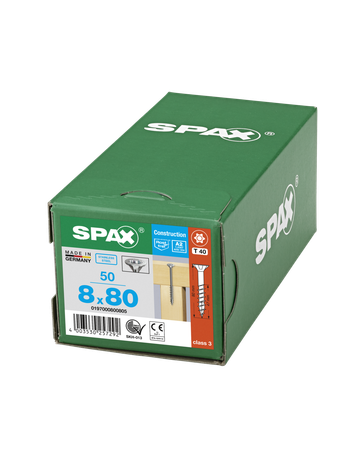 SPAX, Universalschraube, Senkkopf, T-Star, 4Cut, gleitbeschichtet - SPAX - 6