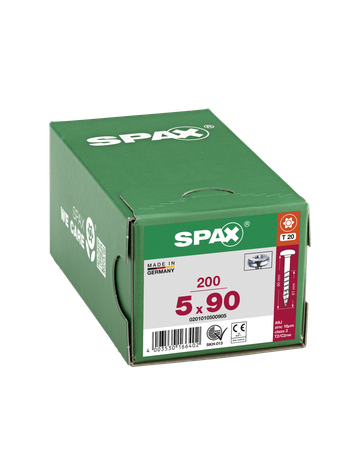 SPAX, Universalschraube, Halbrundkopf, T-STAR plus, 4CUT, TG, WIROX - SPAX - 4