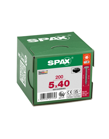 SPAX Halbrundkopf T-STAR plus T15 VG BLAX - SPAX - 3