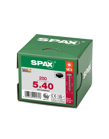 SPAX Halbrundkopf T-STAR plus T15 VG BLAX - SPAX - 4
