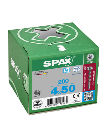 SPAX, Universalschraube, Halbrundkopf, T-STAR plus, VG, Edelstahl A2 - SPAX - 4