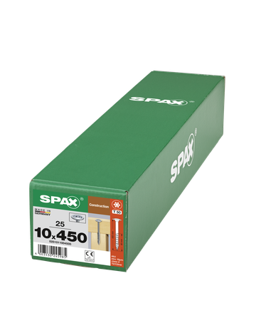 SPAX, Holzbauschraube HI.FORCE 10 mm, Tellerkopf, T-STAR plus, 4CUT, Teilgewinde, WIROX - SPAX - 6