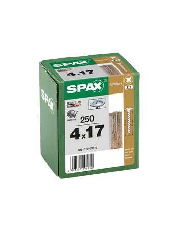 Rückwandkopf Kreuzschl. Z2 VG WIROX 4 x 17 mm - SPAX
