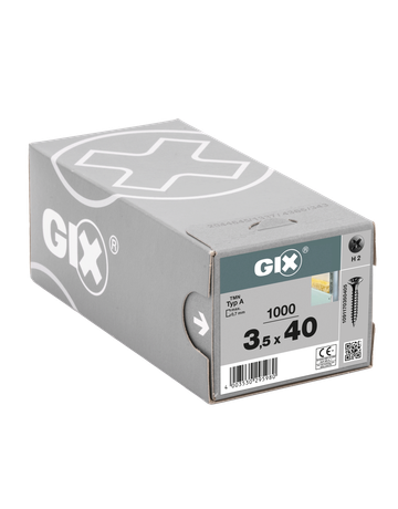 GIX-A Trompetenk. H2 Feingw. phosph. 3,5 x 40 mm - SPAX - 3