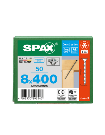 SPAX-S A2 Senkk. Fraesrippen T-STAR plus T40 VG CUT - SPAX - 7