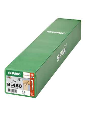 SPAX IN.FORCE Holzbauschraube 8 mm, Zylinderkopf, T-STAR plus, CUT-Spitze, Vollgewinde, WIROX - SPAX - 6