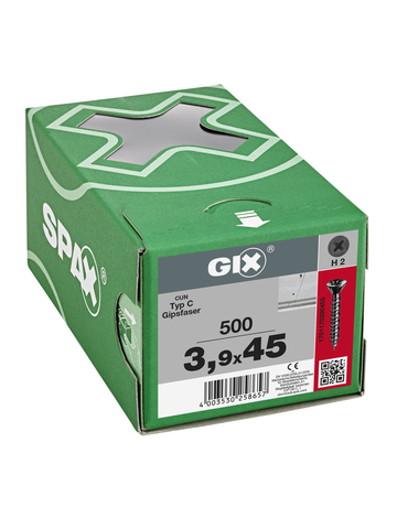 SPAX, Schnellbauschraube, Typ-C, HiLo-Gewinde, kleiner Senkkopf - SPAX - 3