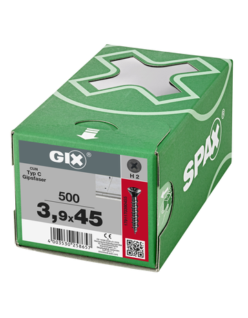SPAX, Schnellbauschraube, Typ-C, HiLo-Gewinde, kleiner Senkkopf - SPAX - 4