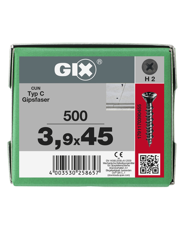 SPAX, Schnellbauschraube, Typ-C, HiLo-Gewinde, kleiner Senkkopf - SPAX - 5