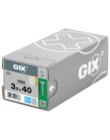 GIX-B Trompetenk. H2 Grobgw. verz. 3,9 x 40 mm - SPAX - 3