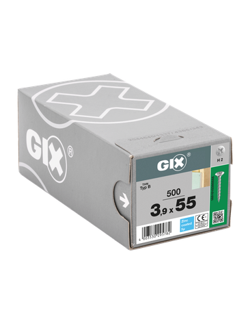 GIX-B Trompetenk. H2 Grobgw. verz. 3,9 x 55 mm - SPAX - 2