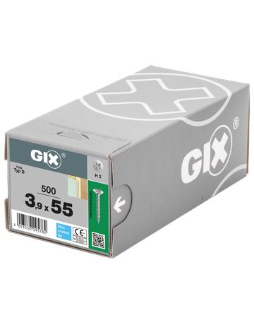 GIX-B Trompetenk. H2 Grobgw. verz. 3,9 x 55 mm - SPAX - 3