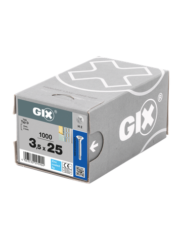 GIX-D Trompetenk. H2 Bohrsp. verz. 3,5 x 25 mm - SPAX - 3