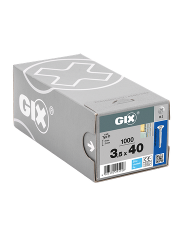 GIX-D Trompetenk. H2 Bohrsp. verz. 3,5 x 40 mm - SPAX - 2