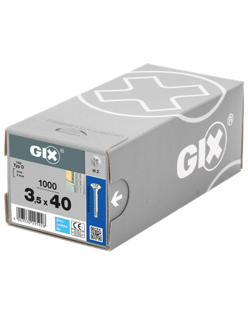GIX-D Trompetenk. H2 Bohrsp. verz. 3,5 x 40 mm - SPAX - 3