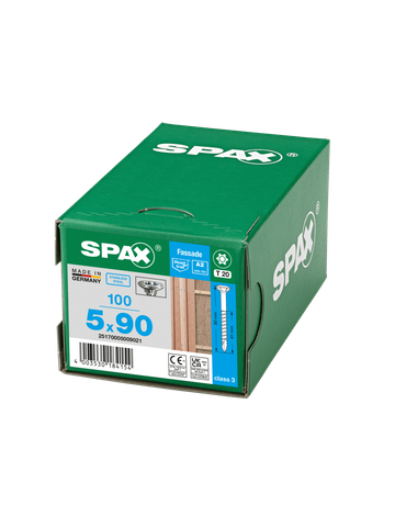 SPAX, Fassadenschraube, Linsensenkkopf, T-STAR plus, CUT, TG, Edelstahl A2 - SPAX - 5