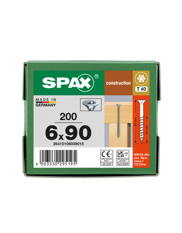 Senkmultikopf T-STAR PLUS T40 TG WIROX 6 x 100 mm - SPAX - 5