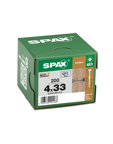 Senkmultikopf T-STAR PLUS T20 Fixiergw. WIROX 4 x 33 mm - SPAX - 2