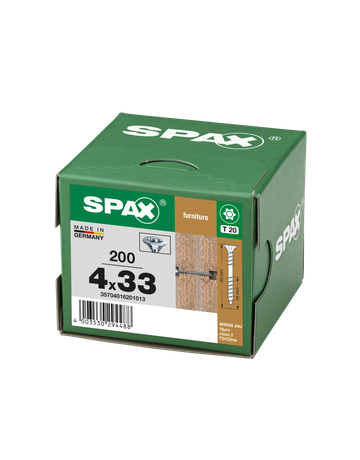 Senkmultikopf T-STAR PLUS T20 Fixiergw. WIROX 4 x 33 mm - SPAX - 3