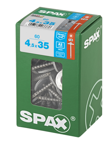 Spax Spenglerschraube Edelstahl A2 L-Karton - SPAX - 4
