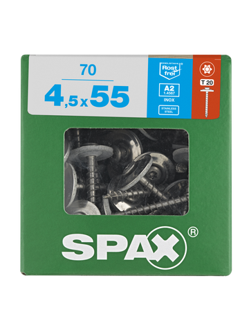 Spax Spenglerschraube Edelstahl A2, XL-Karton - SPAX - 5