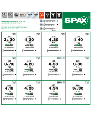 SPAX Box Systainer Möbelbau T-Loc T-STAR PLUS 2900ST/5Bit - SPAX - 2