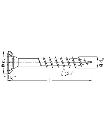 SPAX, FEX-H, Beschlagschraube, Senkkopf, T-Star plus, 4CUT-Spitze, Teilgewinde, WIROX - SPAX - 7