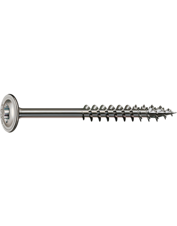 SPAX, Holzbauschraube HI.FORCE  8 mm, Tellerkopf, T-STAR plus, 4CUT, Teillgewinde, Edelstahl A2 - SPAX - 3