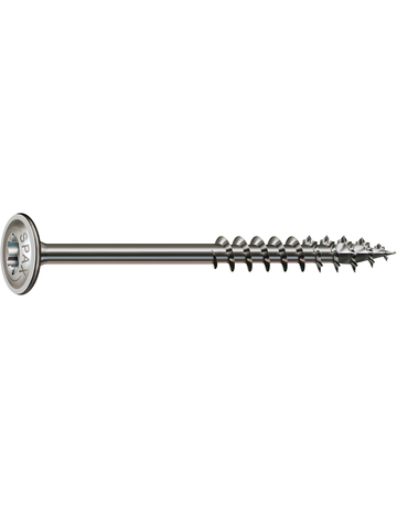 SPAX, Holzbauschraube HI.FORCE  6 mm, Tellerkopf, T-STAR plus, 4CUT, Teilgewinde, Edelstahl A2 - SPAX - 3