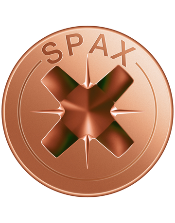 SPAX, Universalschraube, Senkkopf, Kreuzschlitz Z, VG, brüniert - SPAX - 4