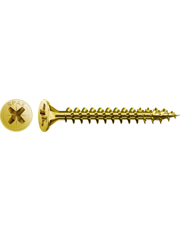 Universalschraube Senkkopf 3,5x12mm,Vollgw,Kreuzschlitz Z2,YELLOX - SPAX - 531113
