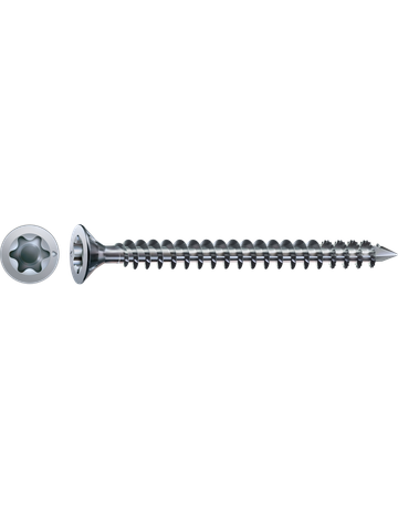 SPAX, Holzbauschraube 12 mm, Senkkopf, T-STAR plus, Fräsrippen,  CUT-Spitze, Vollgewinde, WIROX - SPAX - 1