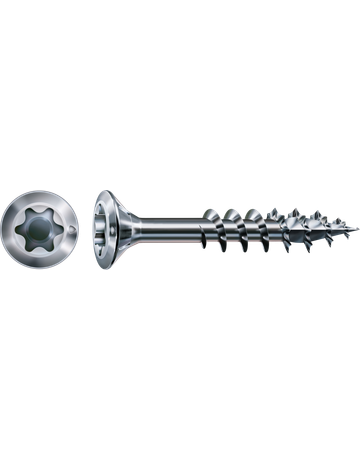 SPAX, FEX-H, Beschlagschraube, Senkkopf, T-Star plus, 4CUT-Spitze, Teilgewinde, WIROX - SPAX - 1