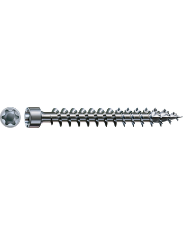 SPAX IN.FORCE Holzbauschraube 6 mm, Zylinderkopf, T-STAR plus, 4CUT, Vollgewinde, WIROX - SPAX - 1